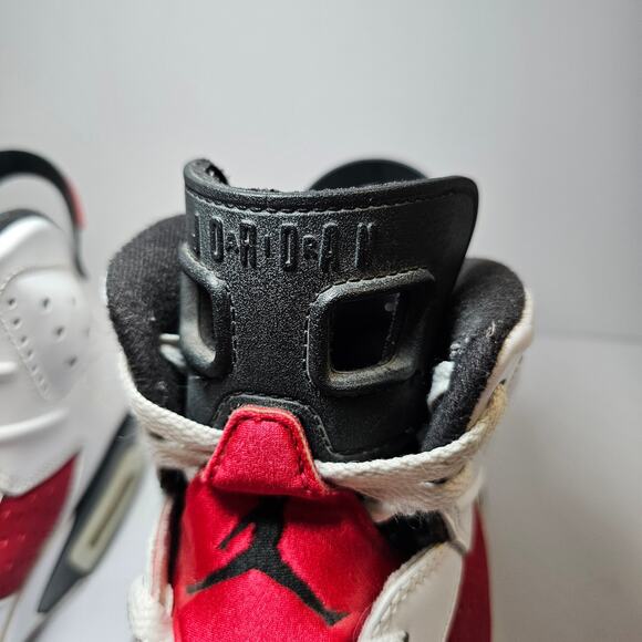 Size 10.5 - Vintage Nike Air Jordan 6 Retro OG Mid Carmine white red 2014 Retro - Picture 5 of 12